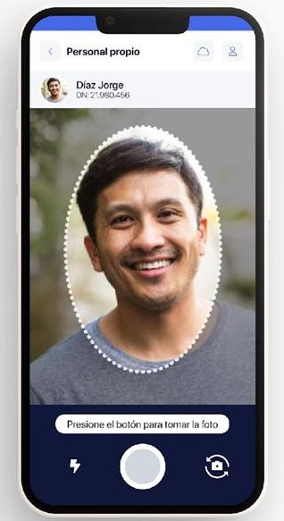 RekonPeople — pantalla de reconocimiento facial