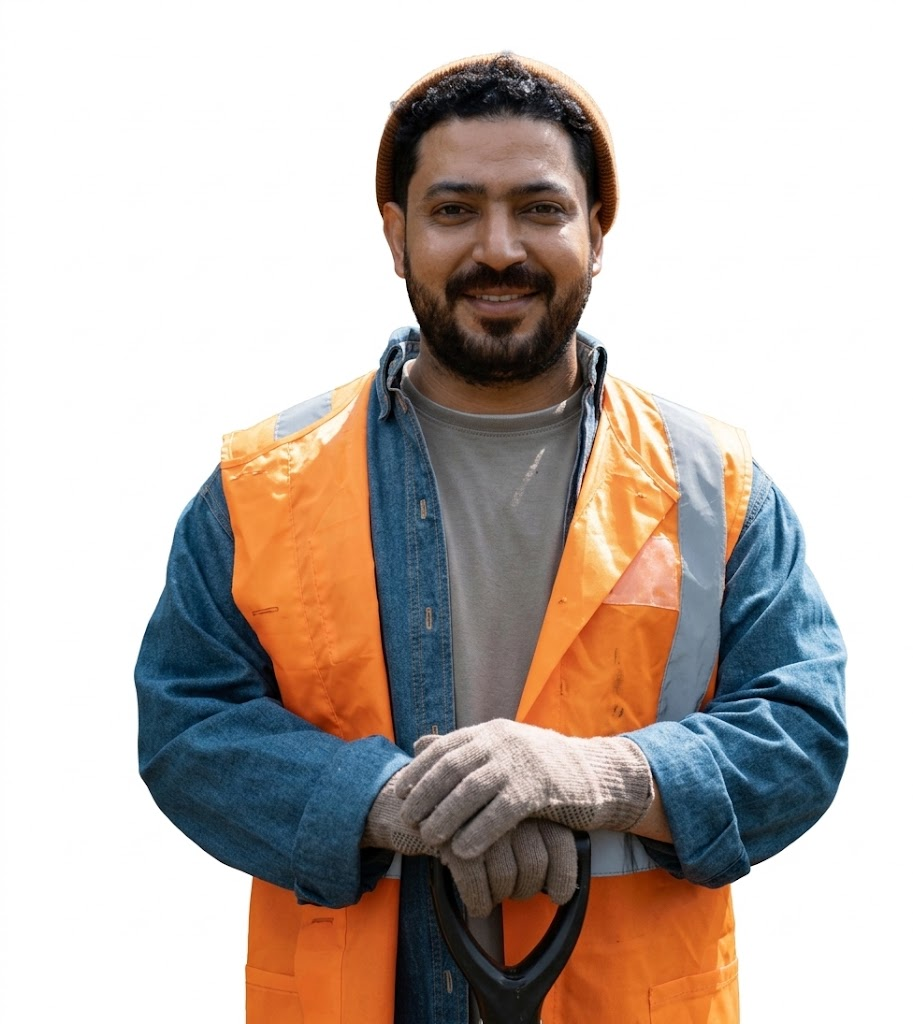 Trabajador industria agrícola